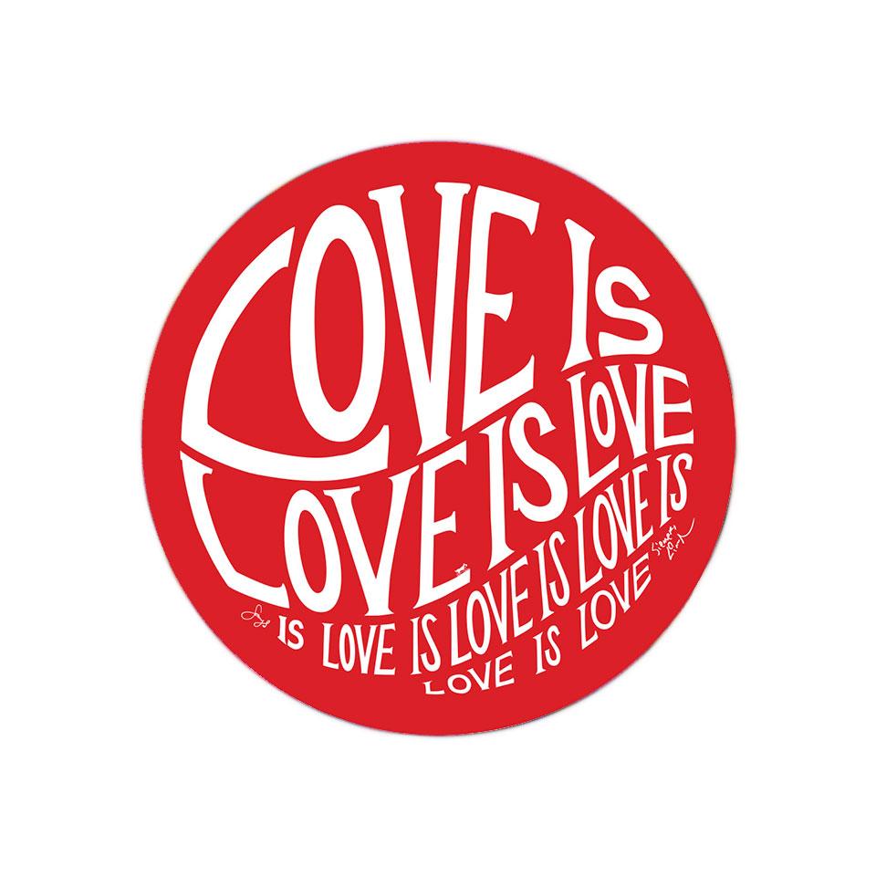 Circle of Love – 2.5″ Circle Vinyl Sticker